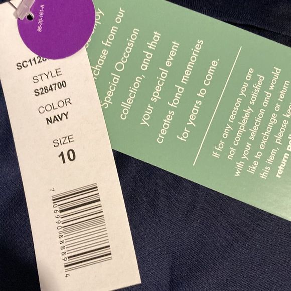 Scarlett Navy Formal Dress NWT - Picture 8 of 10
